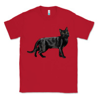 Red Bombay Cat Classic Tee - LillyAllenDesigns