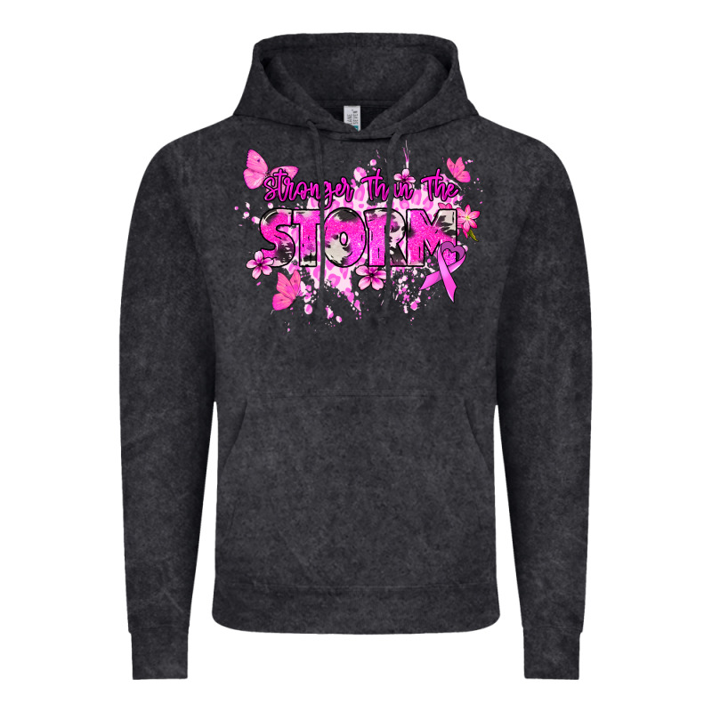 Stronger Than The Storm Cancer Awareness Vintage Hoodie by HowdyJamesFarm | Teevron