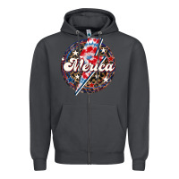 Smoke Western Merica Patriotic 4th of July Zipper Hoodie - LillyAllenDesigns
