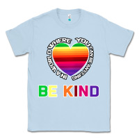 Dusty Blue In A World Where You Can Be Anything Be Kind Shirt Classic Tee - Bettercallsaul