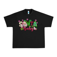 Black santa baby pink christmas Urban Heavy Tee - texasbilliewilder
