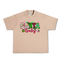 Burro santa baby pink christmas Urban Heavy Tee - texasbilliewilder