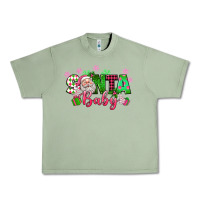 Oil Green santa baby pink christmas Urban Heavy Tee - texasbilliewilder