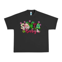 Pigment Black santa baby pink christmas Urban Heavy Tee - texasbilliewilder