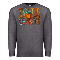 Charcoal Heather tis the season Premium Sweatshirt - RacoonDesign