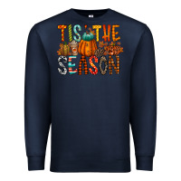 Navy tis the season Premium Sweatshirt - RacoonDesign