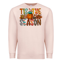 Pale Pink tis the season Premium Sweatshirt - RacoonDesign