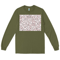 Army Green baseball seamless background  (3200x2400px) Long Sleeve Tee - Jasminsmagicworld