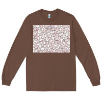 Chestnut baseball seamless background  (3200x2400px) Long Sleeve Tee - Jasminsmagicworld