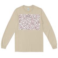 Mushroom baseball seamless background  (3200x2400px) Long Sleeve Tee - Jasminsmagicworld