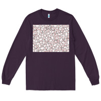 Plum baseball seamless background  (3200x2400px) Long Sleeve Tee - Jasminsmagicworld