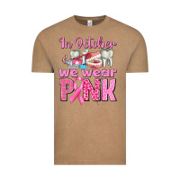 Vintage Coffee In October We Wear Pink Breast Cancer Awareness Vintage Tee - texasbilliewilder
