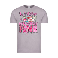 Vintage Zinc In October We Wear Pink Breast Cancer Awareness Vintage Tee - texasbilliewilder