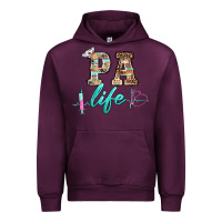Mauve Wine western nurse pa  life Urban Hoodie - BarkalooDesign