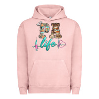 Pigment Salmon western nurse pa  life Urban Hoodie - BarkalooDesign