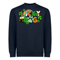 Lucky Dog St. Patricks Day Heavyweight Sweatshirt | Teevron
