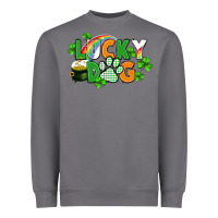 Storm lucky dog St. Patricks Day Heavyweight Sweatshirt - FaDigitalArtStudio