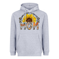 Heather Grey mom sunflower Heavyweight Hoodie - RacoonDesign