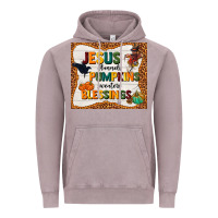 Vintage Zinc jesus flannel's pumpkins blessings Vintage Hoodie - TumblerDesignByShophia