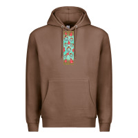 Chestnut american football with lightning bolt  pen wrap Premium Hoodie - BundleAndBundleShop