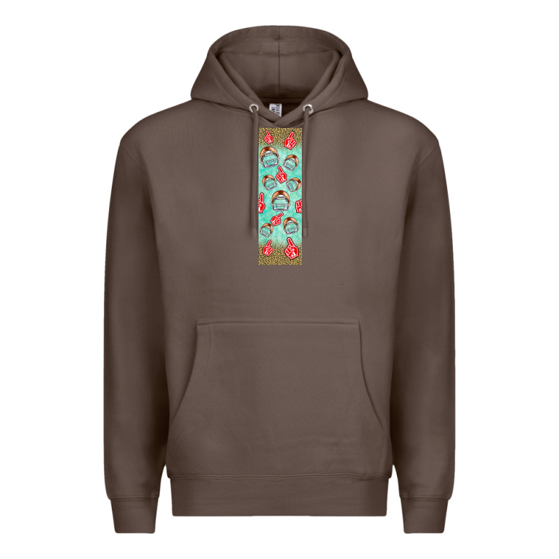 American Football With Lightning Bolt  Pen Wrap Premium Hoodie by BundleAndBundleShop | Teevron