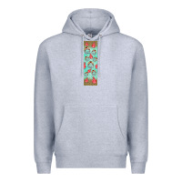 Heather Grey american football with lightning bolt  pen wrap Premium Hoodie - BundleAndBundleShop