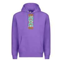 Purple american football with lightning bolt  pen wrap Premium Hoodie - BundleAndBundleShop