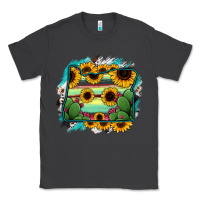 Smoke Oregon Map Sunflower Cactus Serape Classic Tee - RanaPortraitStore