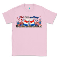 Bubblegum Pink red white and boozy libbey glass Classic Tee - RanaPortraitStore