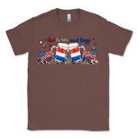 Red White And Boozy Libbey Glass Classic Tee | Teevron