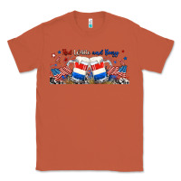 Copper red white and boozy libbey glass Classic Tee - RanaPortraitStore