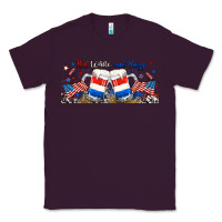 Plum red white and boozy libbey glass Classic Tee - RanaPortraitStore