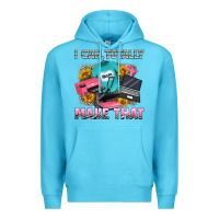 Ocean Blue i can totally make that Premium Hoodie - RanaPortraitStore