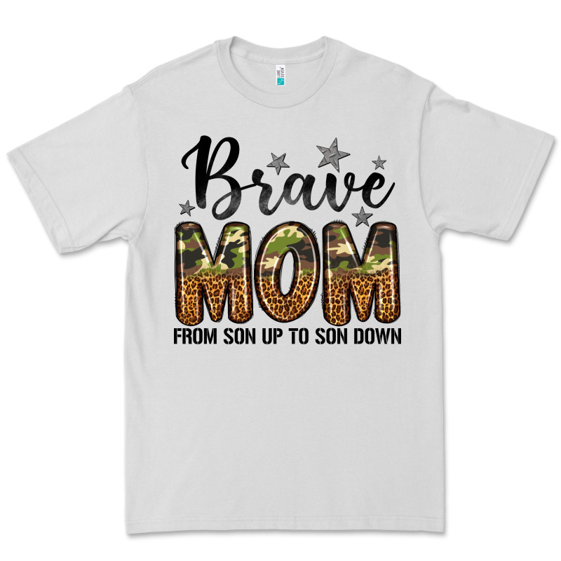 Brave Mom From Son Up To Son Down Premium Tee by LillyAllenDesigns | Teevron