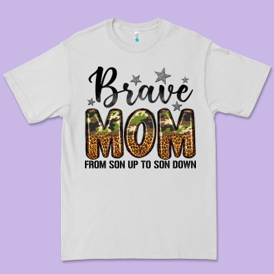 Brave Mom From Son Up To Son Down Premium Tee Designed By Lillyallendesigns