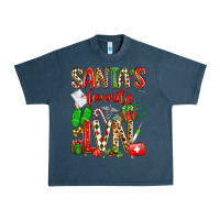 Midnight Navy santa's favorite lvn Urban Heavy Tee - texasbilliewilder