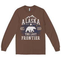 Chestnut Alaska The Last Frontier Long Sleeve Tee - lanVoArt