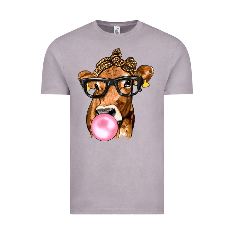 Cow Lick With Leopard Bandana Vintage Tee by texasbilliewilder | Teevron