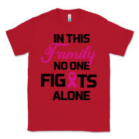 Red In This Family No One Fights Alone Classic Tee - Bettercallsaul