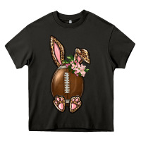 Asphalt American Football Easter Bunny Heavy Core Tee - BundleAndBundleShop