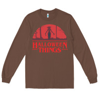 Chestnut Halloween Things Strange Halloween Long Sleeve Tee - lanVoArt