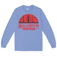 Colony Blue Halloween Things Strange Halloween Long Sleeve Tee - lanVoArt