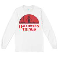 White Halloween Things Strange Halloween Long Sleeve Tee - lanVoArt