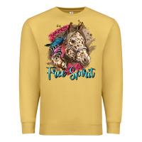 Antique Gold free spirit appaloosa horse Premium Sweatshirt - LillyAllenDesigns