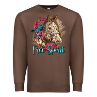 Chestnut free spirit appaloosa horse Premium Sweatshirt - LillyAllenDesigns
