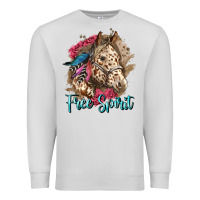 Dove Grey free spirit appaloosa horse Premium Sweatshirt - LillyAllenDesigns