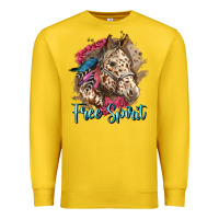 Lemon free spirit appaloosa horse Premium Sweatshirt - LillyAllenDesigns