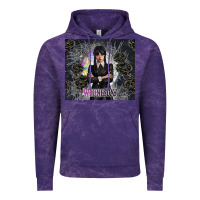 Cloud Purple gothic girl with black rose Vintage Hoodie - TumblerDesignByShophia