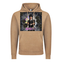 Gothic Girl With Black Rose Vintage Hoodie | Teevron