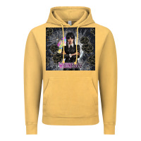 Vintage Mustard gothic girl with black rose Vintage Hoodie - TumblerDesignByShophia